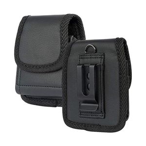 Gran oferta, funda Universal de cuero con Clip para cinturón para teléfono móvil, funda con funda para Samsung Galaxy Z Flip 3 Flip 4 Flip 5, funda con bolsa colgante para llevar en la cintura para teléfono móvil