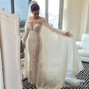 Hot Sale White Ivory Chiffon Wraps Appliques Lace Wedding Jas
