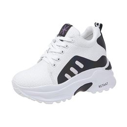 Hot koop-vrouwen schoenen hoogte schoenen wig hoge hak vrouwen sneaker