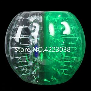 Livraison gratuite Offres Spéciales 1.5m Air Bubble Football Zorb Ball Loopy Ball Gonflable Hamster Humain Ball Bumper Balls Bubble Football Pour Adultes