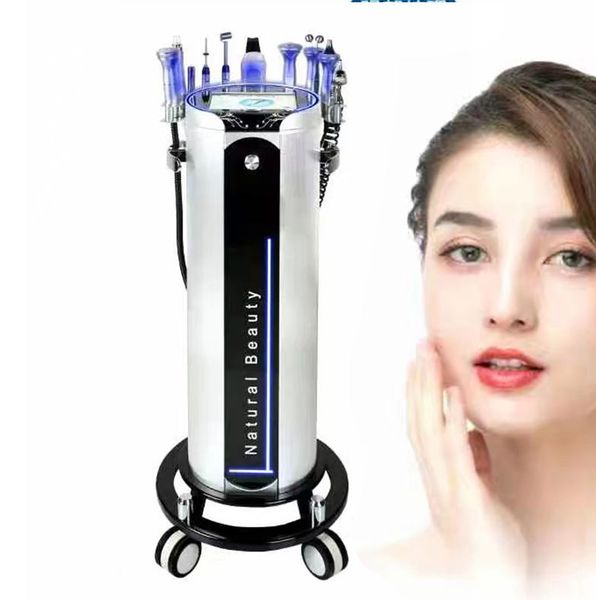 Offres spéciales 10 en 1 soins de la peau Machine de nettoyage en profondeur Hydra Dermabrasion Peel ultrasons élimination des rides des yeux