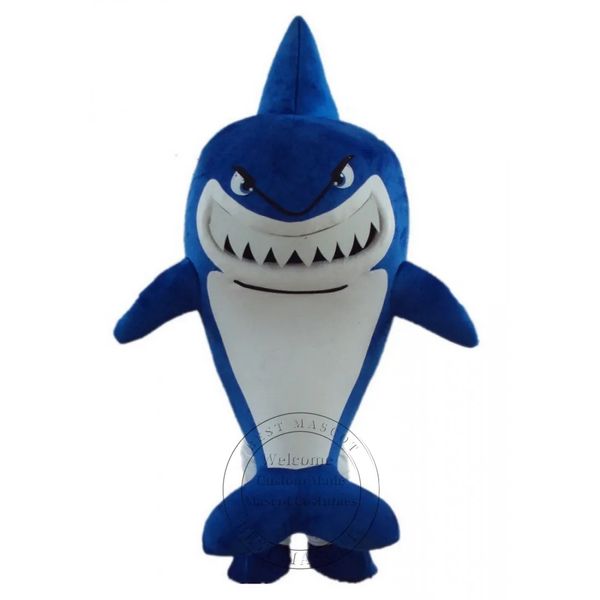 Gran oferta, disfraz de mascota de tiburón azul, ropa de actuación de Carnaval, vestido elegante, atuendo, publicidad