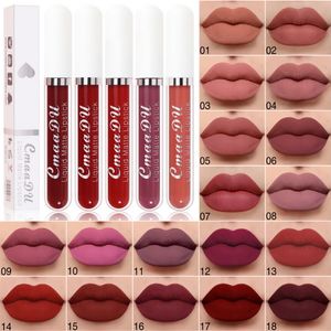 CmaaDu mat liquide rouge à lèvres brillant à lèvres 18 couleurs imperméable naturel longue durée Velvetines labiales maquillage lipgloss