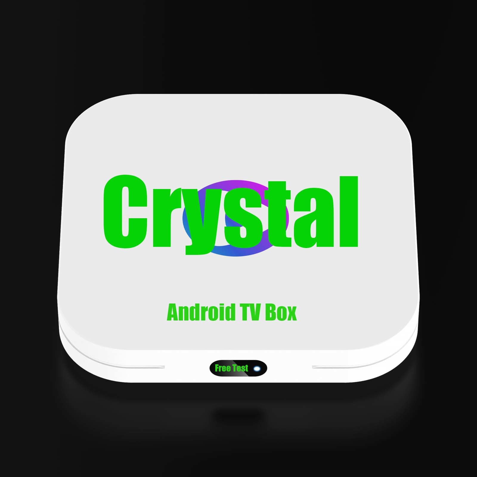 Hot Sales Crystal OTT Media 1/3/6/12 Para a caixa de TV inteligente Android Linux iOS Full Europe