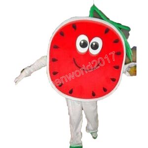 Ventes chaudes mignon pastèque Costume De Mascotte Simulation Personnage De Dessin Animé Tenues Costume Adultes Tenue De Noël Carnaval Déguisements pour Hommes Femmes