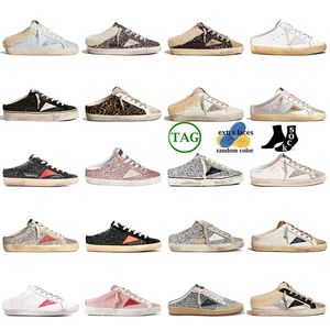 Ventes chaudes Pantoufles de créateurs Super Star Sneakers Peluche Slip-on Femmes Chaussures de sport Confort Sneaker Do-old Dirty Sabot Luxe chaussures à fourrure taille 36-46