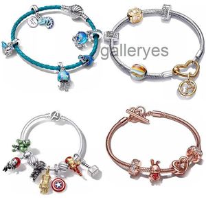 Ventes chaudes Jeu Charm Designer Bracelets pour Femmes Bijoux De Mode DIY Fit Pandoras Disnes Pixas Monsters Inc Bracelet Ensemble Cadeau De Fête De Noël avec Origine OCDU