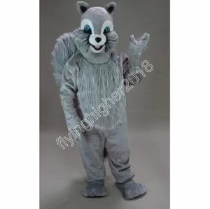 Costume de mascotte d'écureuil gris, robe fantaisie de fête de carnaval, spectacle sur scène, Costume d'halloween pour hommes et femmes, offres spéciales