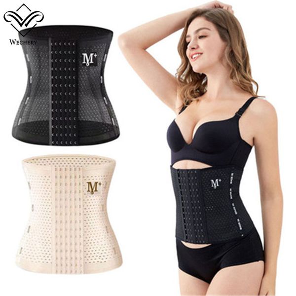 Vendite calde Ladies Slimming Hollow traspirante Fajas Reductoras tummy Control Columbian Mesh Waist Trainer