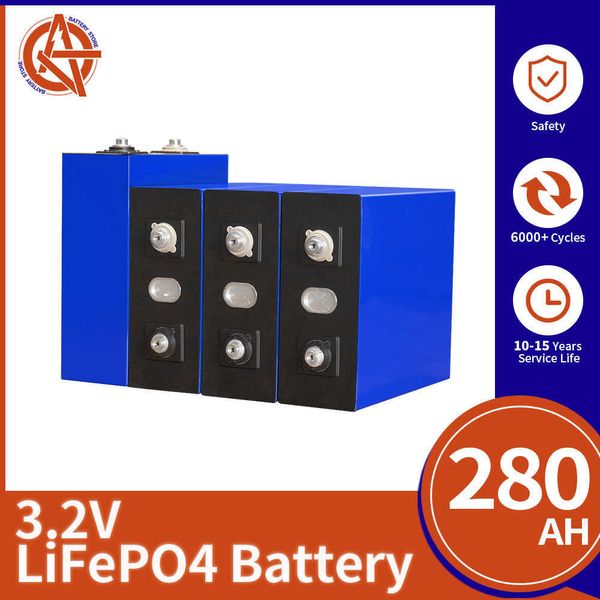 Ventes chaudes Lifepo4 batterie 280AH Batteries de chariot de golf rechargeables parfaites pour les systèmes d'alimentation électriques Folklifts bateaux EV RV