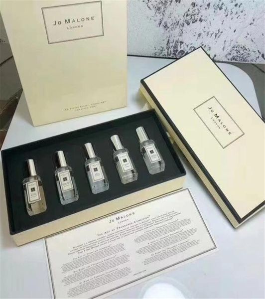 Ventas en caliente Edición limitada Juego de perfumes Regalo Cinco juegos de muestra 9 ml*5pcs envío gratis4199952