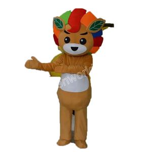 Ventes chaudes Lion mascotte Costume Simulation personnage de dessin animé tenues Costume adultes taille tenue unisexe anniversaire noël carnaval déguisement