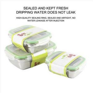 Hot Sales Lovely Layer roestvrijstalen thermische geïsoleerde lunchbox Bento Food Container School Lunch Boxesbags