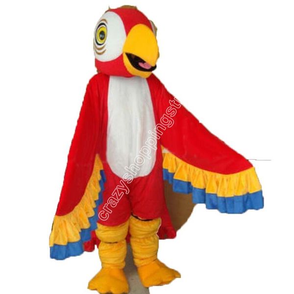 Ventes chaudes LOVELY Parrot Mascot Costumes Thème de dessin animé Déguisements Mascotte de lycée Ad Apparel