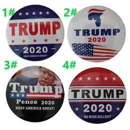 Badge de métal de vente chaude Trump 2020 Button Émails émail