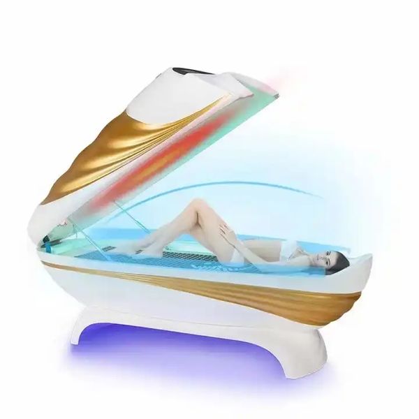 Gran oferta, cama multifuncional para sauna corporal, masaje, luz infrarroja, cápsula de spa, grafeno holográfico