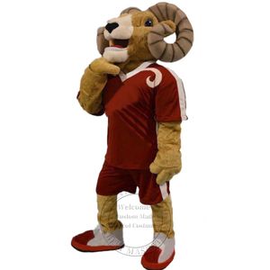 Ventes chaudes Power Rams mascotte Costume lycée mascotte personnalisé fantaisie costume complet corps accessoires tenue