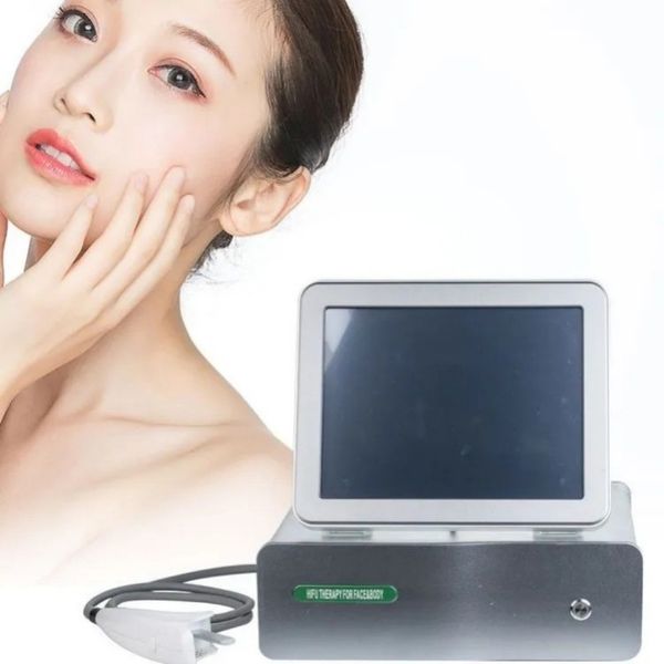 Ventes chaudes Professionnel 4D HIFU Lifting Du Visage Articles De Beauté 8 Cartouches Machine Portable Peau Du Visage Serrant La Machine De Suppression Des Rides