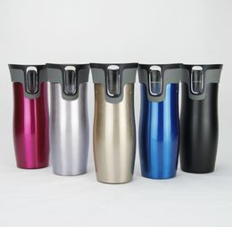 Hot Sales Protable Auto Mok Dubbelwandige vacuüm Geïsoleerde Waterfles Klantgerichte reis Mokken 420ml 550ml De beste geschenken voor businesu