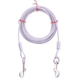 Ventes chaudes Fil d'acier Double Coupleur Chien Laisse Double No-Tangle Pet Bungee Leads Pour 2 Chiens Anti-morsure Top Qualité Pour La Formation Des Chiens De Marche