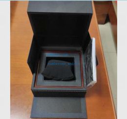 Offres spéciales Top qualité TA / G montre boîte d'origine papiers carte sac à main montre en cuir coffrets cadeaux pour calibre 17RS 36RS montres chronographe