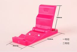 Hot Sales Universal Mobile Phone Holder Mini Desk Station Plastic Standhouder voor iPhone voor Samsung Note3 300PS / Lot