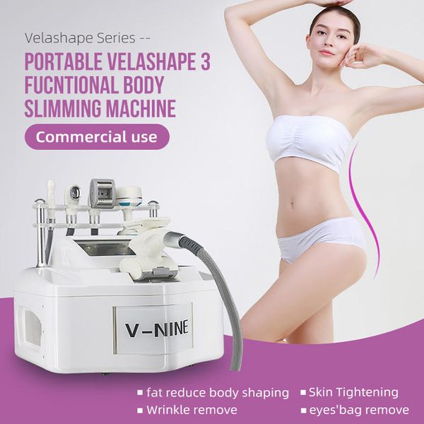 Ventas calientes V-Nine 5 en 1 cuerpo delgado máquina 40K cavitación cuerpo vacío rodillo V9 RF celulitis reducción belleza máquina