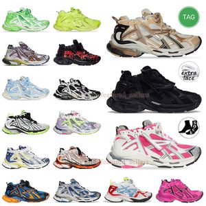 hete verkoop heren dames track runner casual schoenen 3 3.0 7 7.0 wandelen wandelen jogging fitness sneakers triple zwart wit fead roze lila paars groen neon trainers og