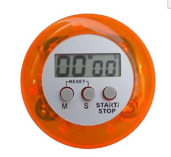 Hot Sell 100pcs/Lot Digital Kitchen Timer Timer Helper Mini Digital LCD Cocina Conteo Down Clip Temporamiento Envío gratuito Envío