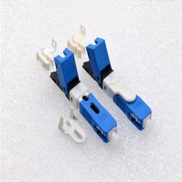 Freeshipping Hot Verkoop 100 STKS NIEUWE Optic Fiber Quick Connector FTTH SC Single Mode Snelle Connector Speciale Uuqxi