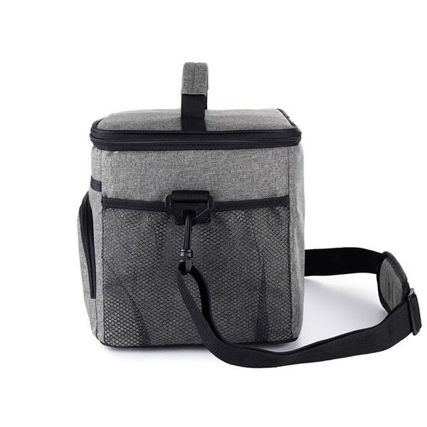 Vente chaude 15L isolé refroidisseur thermique sac de boîte à lunch pour le travail sac de pique-nique sac de glace de voiture Bolsa termica loncheras para mujer 201016