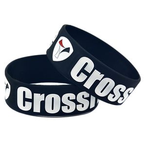 1PC CrossFit Grenoble Silicone Polsband One Inch Brede Zachte en Flexibele Rubber Sieraden voor Sport Gift