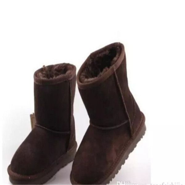 Vente chaude 2021 style classique enfants chaussures filles bottes de neige hiver chaud cheville enfant en bas âge garçons enfants enfants en peluche EUR 23-35