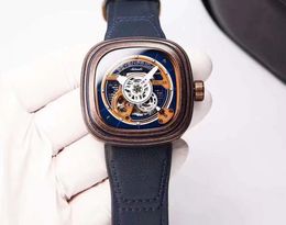 Heet verkoop 2024 Nieuwste Mode SevenFriday Horloges Merk Wuman Horloge PS Serie PS1/04 Mannen Auto Mechanisch Horloge heren Horloges Miyota beweging