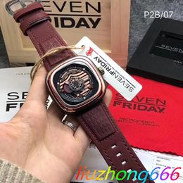 Vente à chaud 2024 NOUVEAUESSE FORME LES VENDREDRY VENDUIRES MONTRES MONTRES WUMAN WATR P SERIE P2B / 07 MEN MECANIQUE AUTO MECTIONNEMENTS MENS MELLES MENS MOTIONS MOYOTA