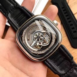 Heet verkoop 2024 Nieuwste Mode SevenFriday Horloges Merk Wuman Horloge S Serie S2/01 Mannen Auto Mechanisch Horloge heren Horloges Miyota beweging