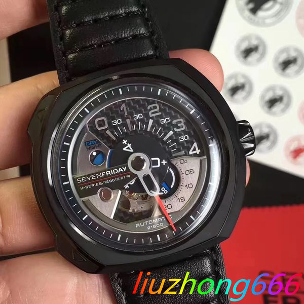 Vente à chaud 2024 NOUVEAUESSE FORME SEPT DIVRIRY GRANDS Brand Wuman Watch V Series V3 / 01 Men Auto Mechanical Watch Men's Watches Miyota Movement Mouvement