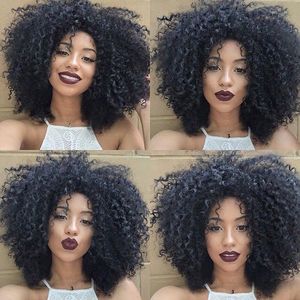 Vente chaude 4a, 4b, 4c Clip brésilien crépu bouclé dans les extensions de cheveux humains Tête pleine couleur naturelle Clips G-EASY pour cheveux afro-américains