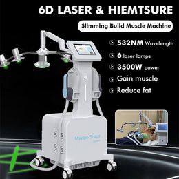 Vente chaude 6D Laser Cellulite Enlèvement Machine EMSlim Graisse Réduire HIEMT Minceur Bâtiment Musculation Façonner Gilet Ligne Lipolaser Thérapie Machine