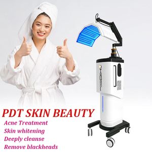 Venta caliente 7 colores PDT Luz LED Máquina de tratamiento para el cuidado de la piel facial Rejuvenecimiento Apriete Tratamiento para el acné Eliminación de arrugas Dispositivo de belleza