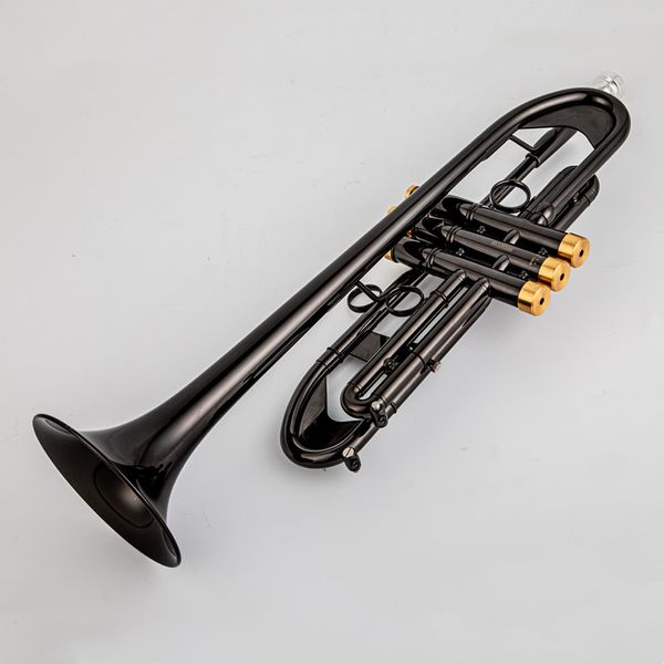 Vente chaude Bac h TR 750 Bb petite trompette noir nickel or clé Instruments de musique professionnels avec étui livraison gratuite