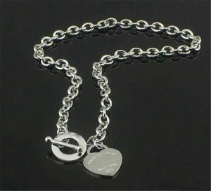 Heet verkoop Verjaardag Kerstcadeau 925 Zilveren Liefde Kettingen Armbanden Set Bruiloft Statement Sieraden Hart Hanger Kettingen Bangle Sets 2 in 1 damessieraden