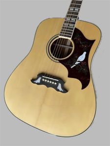 Sólido Spurce Top 41 pulgadas Paloma Guitarra acústica Color natural Negro Cereza Rojo CS Diapasón de palisandro Tienda personalizada de alta calidad 258