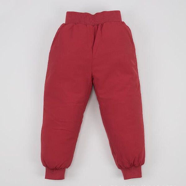 Vente chaude enfant pantalons d'hiver pantalons chauds 2022 nouveau créateur de mode garçons et filles vêtements d'extérieur en duvet de canard pantalons rembourrés vêtements décontractés pour enfants