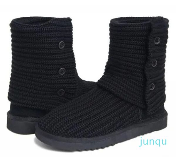 Venta caliente diseño clásico 51250 zapatillas cálidas piel de cabra botas de nieve de piel de oveja botas Martin botas cortas para hombre y mujer zapatos para mantener el calor