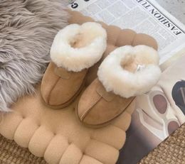 Hot Sell Classic Warm Slippers Design AUS Fashion 51250 geit Skin Sheepskin Sneeuwlaarzen Martin Boots Korte dames laarzen houden warmtes schoenen 2023