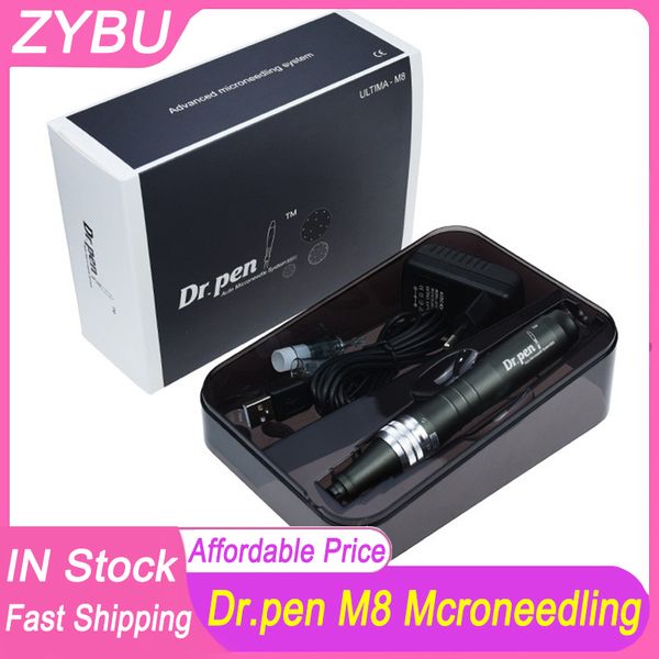 Vente chaude Dr Pen M8-W 6 vitesses sans fil MTS microneedle derma stylo fabricant micro aiguilletage système de mésothérapie outil de soins de la peau cartouches Dermapen