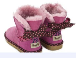 Vente chaude à la mode populaire Style classique LU 2 en 1 femmes bottes 50620 courtes bottes de neige avec nœud papillon garder les bottes au chaud livraison gratuite