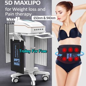 Prix Spécial Machine de contour du corps Lipolaser infrarouge 5D Maxlipo, Laser à Diode de faible intensité, brûleur de graisse, perte de poids, soulage les douleurs musculaires, traitement de la Cellulite