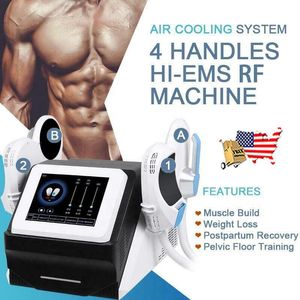 Heet verkoop vetreductie Ems 4 handgrepen RF body sculpting diodelasermachine best verkochte spierstimulator